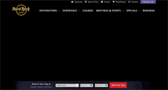 Desktop Screenshot of hardrockhotels.com